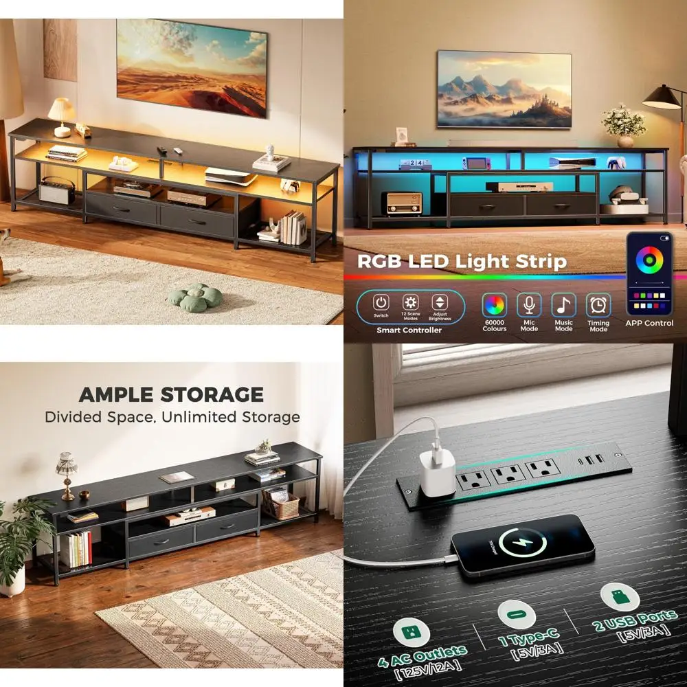 Huuger 79 Inch Tv S… - image