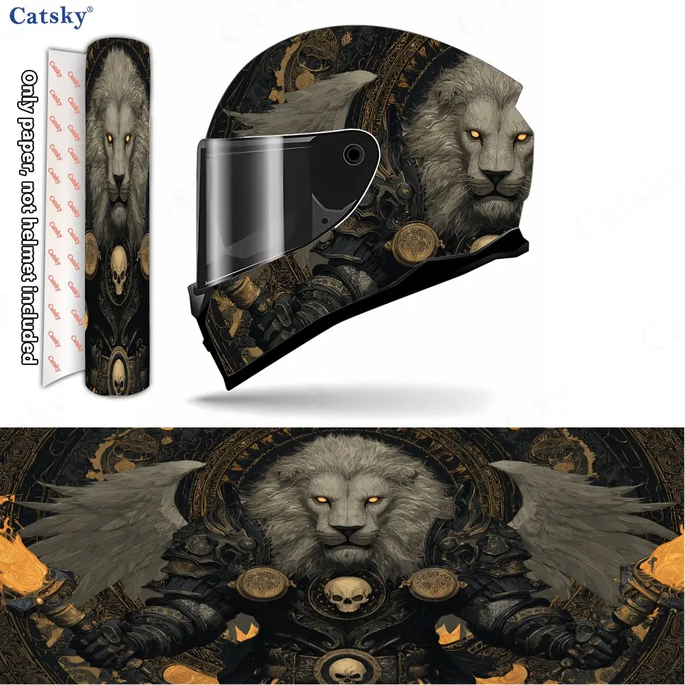 Helmet stickers , PVC Material Multifunctional Helmet Stickers, Scratch-Resistant & Fade-Proof, Easy to Stick No Residue, Wear-R