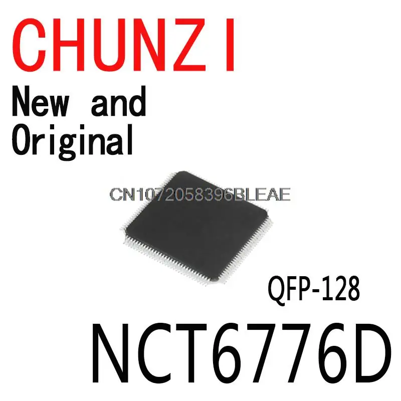 2PCS New and Original NCT6776D 6776D QFP-128 Chip NCT6776D 