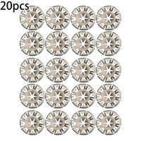 20Pcs Undertray Exhaust Heat Shield Metal Spring Washer Fixing Clip Nut Insulating METAL CLAMP Car Parts Ready Stock