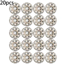 20Pcs Undertray Exhaust Heat Shield Metal Spring Washer Fixing Clip Nut Insulating METAL CLAMP Car Parts Ready Stock