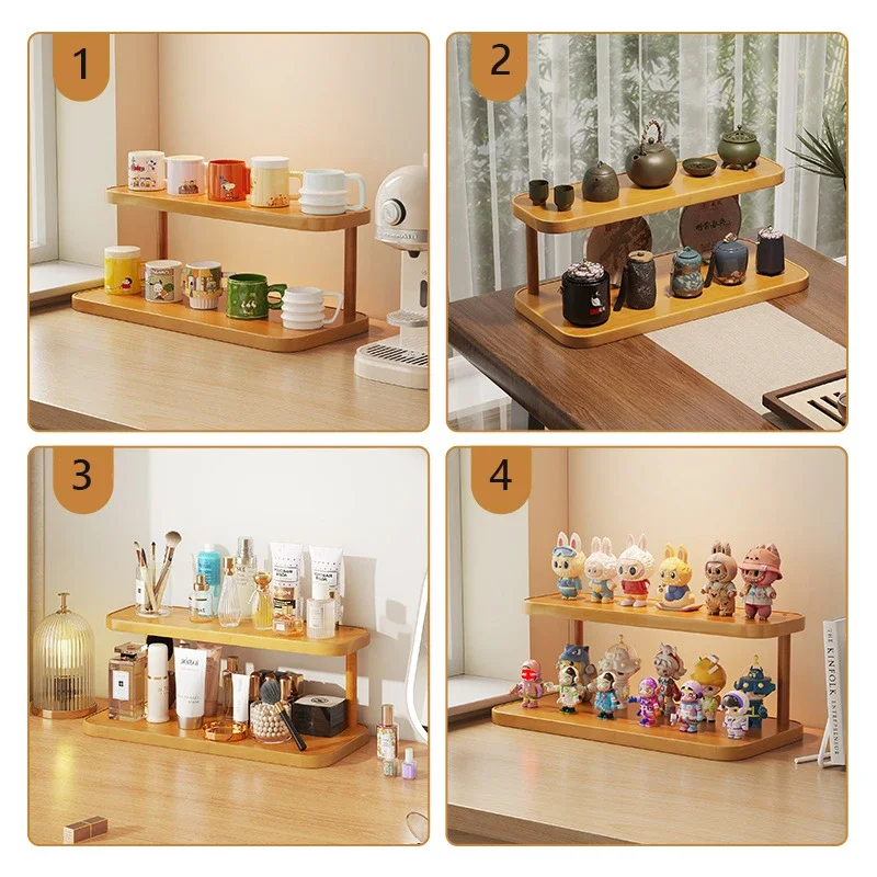 Cup Holder Water Cup Step-Type Storage Rack Multi-Functional Countertop Multi-Level Organizing Stand Toys Jewelry Storage Rack