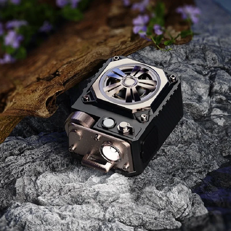 Altavoz Bluetooth portátil estilo Mech, regalo, diversión al aire libre para música TWS, Camping, viajes, senderismo con batería grande resistente al agua IPX5