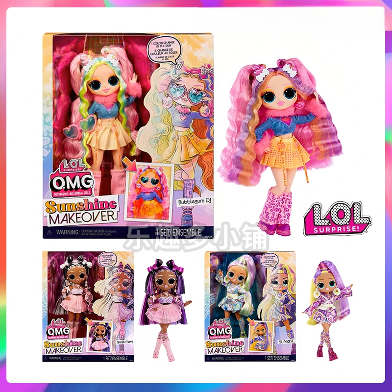 LOL Surprise Doll OMG Big Sister Sunshine Color Change Beautiful Girl Series Fashion Dressup Dolls Girls Play House Toys