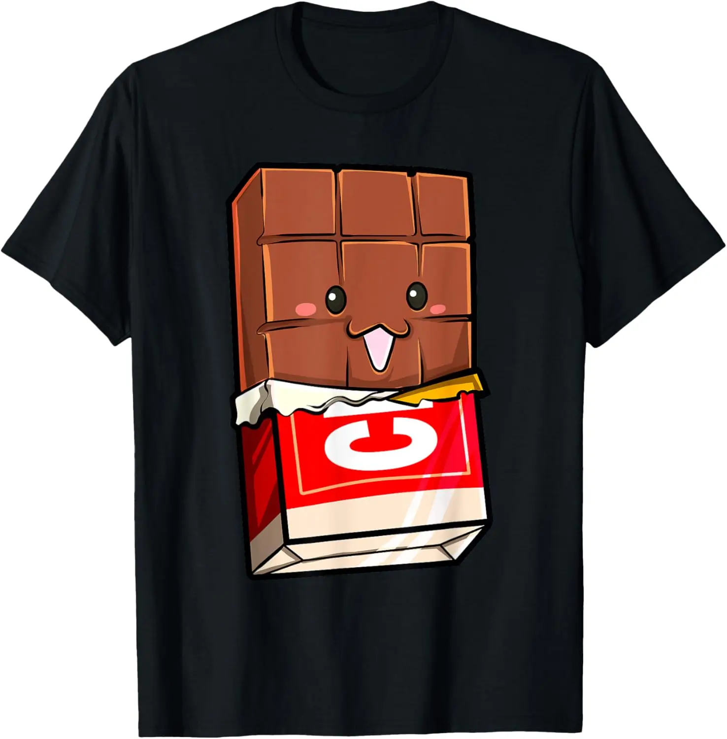 Kawaii Chocolate Bar Cute Smores Halloween Group Costume T-Shirt