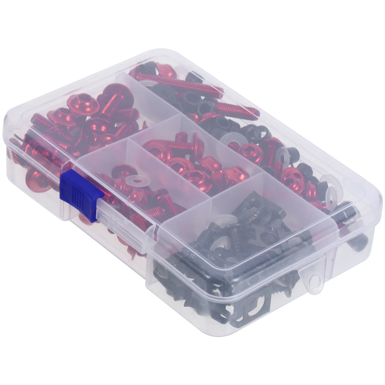 1 مجموعة 1 مجموعة دراجة نارية الزجاج الأمامي تقطيع المقابس الأسود متري البراغي المكسرات غسالات عدة ل هدية الزجاج الأمامي #1