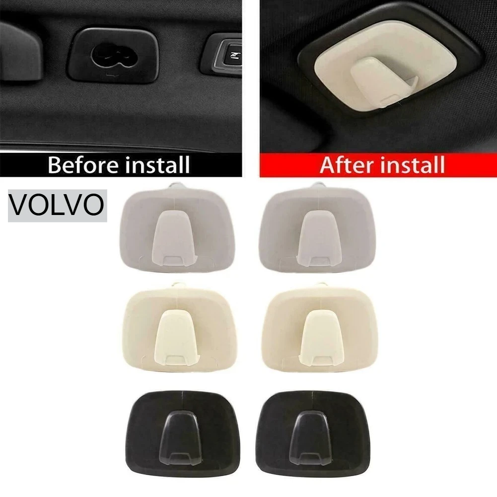For VOLVO XC60 2018-2020 XC90 XC40 V40 2015-2020 V90 S90  2016-2020 Roof Hooks Clothes Hanger Hook Trim Interior Car Accessories