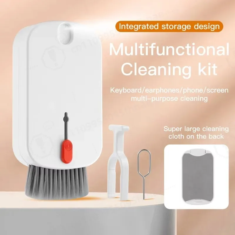 Q5s Cleaning Tool Kit, Multi-function Digital Cleaner Brush, ABS Material, For Phone Earphone Keyboard, Portable Maintenance