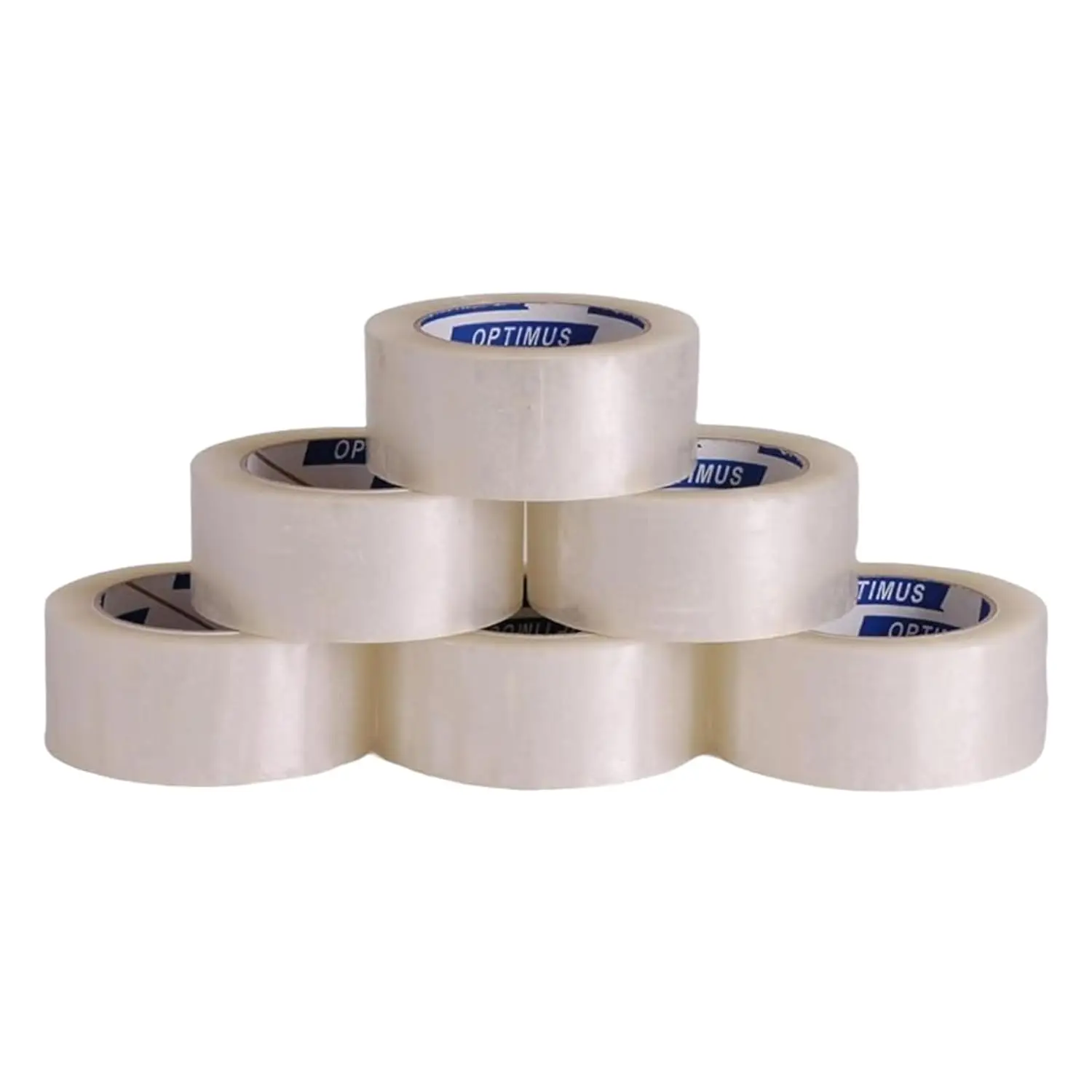 

Clear Packing Tape 2" x 110 Yards - 2 Mil Thickness - 6 Rolls of Transparent Packaging Tape