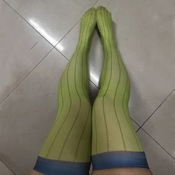 Anime Striped Halloween Cosplay Lolita Harajuku Sweet Thigh Stockings Fun Female Over-the-knee Stockings