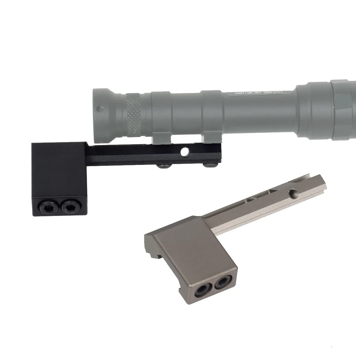 Taktische ARIS Serie Surefire M300 M600 Offset Scout Mount M-LK Keymod CNC SMR Schienenbasis Airsoft Taschenlampe Jagdzubehör – Detail 23