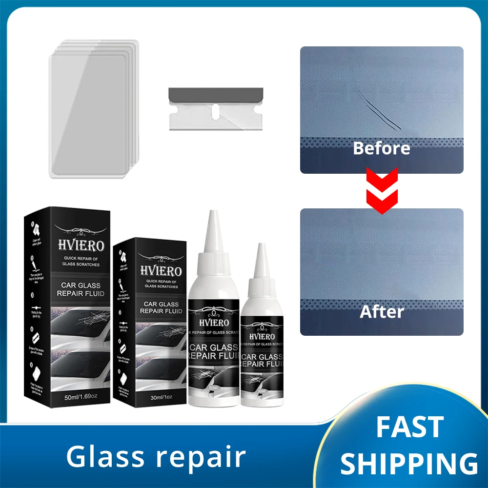 

Auto Windshield Crack Repair DIY Glue Tools Quick Easy Package 30ml 50ml Adhesive Bonds Recovery Original State Glass Universal