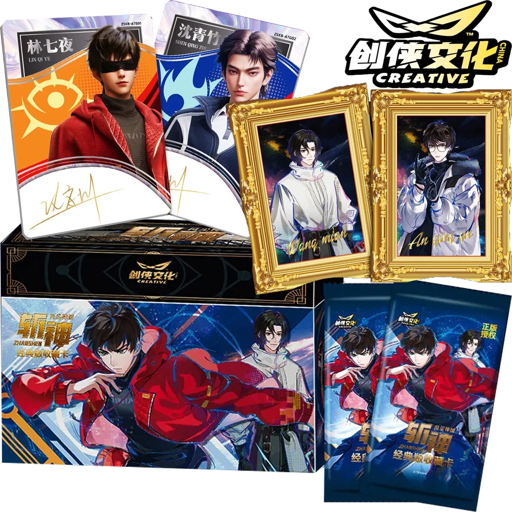 

Original Slay The Gods Collection Card Urban Fantasy Action Anime Peripheral Characters Decoration Exquisite Creative Card Gifts