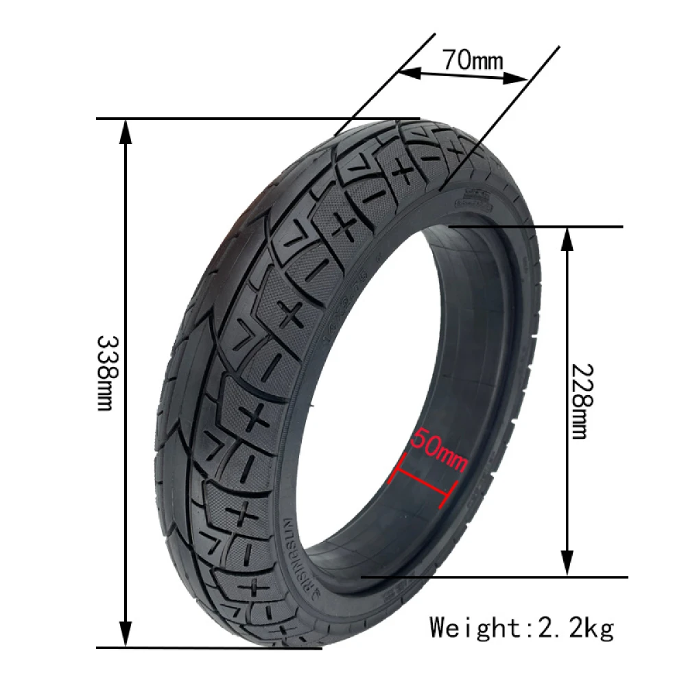 14 Inch Tyre 14x2.75 2.75-10 Solid Tire for Electric Scooter