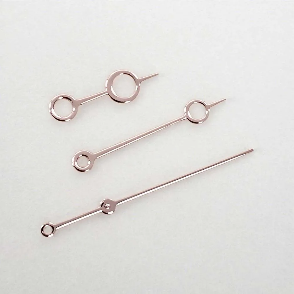 ساعة يد إبداعية مجوفة باللون الوردي/الذهبي/الفضي/الأزرق مؤشرات ساعة مناسبة لحركة NH35 NH36 4R 7S