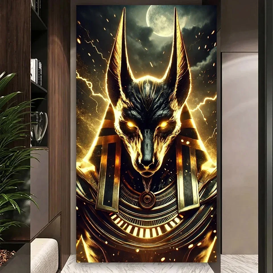 Osiris The Divine Diamond Painting Black Anubis Large Diy Full Square Round Eye of Horus Diamond Mosaic Embroidery Cross stitch,