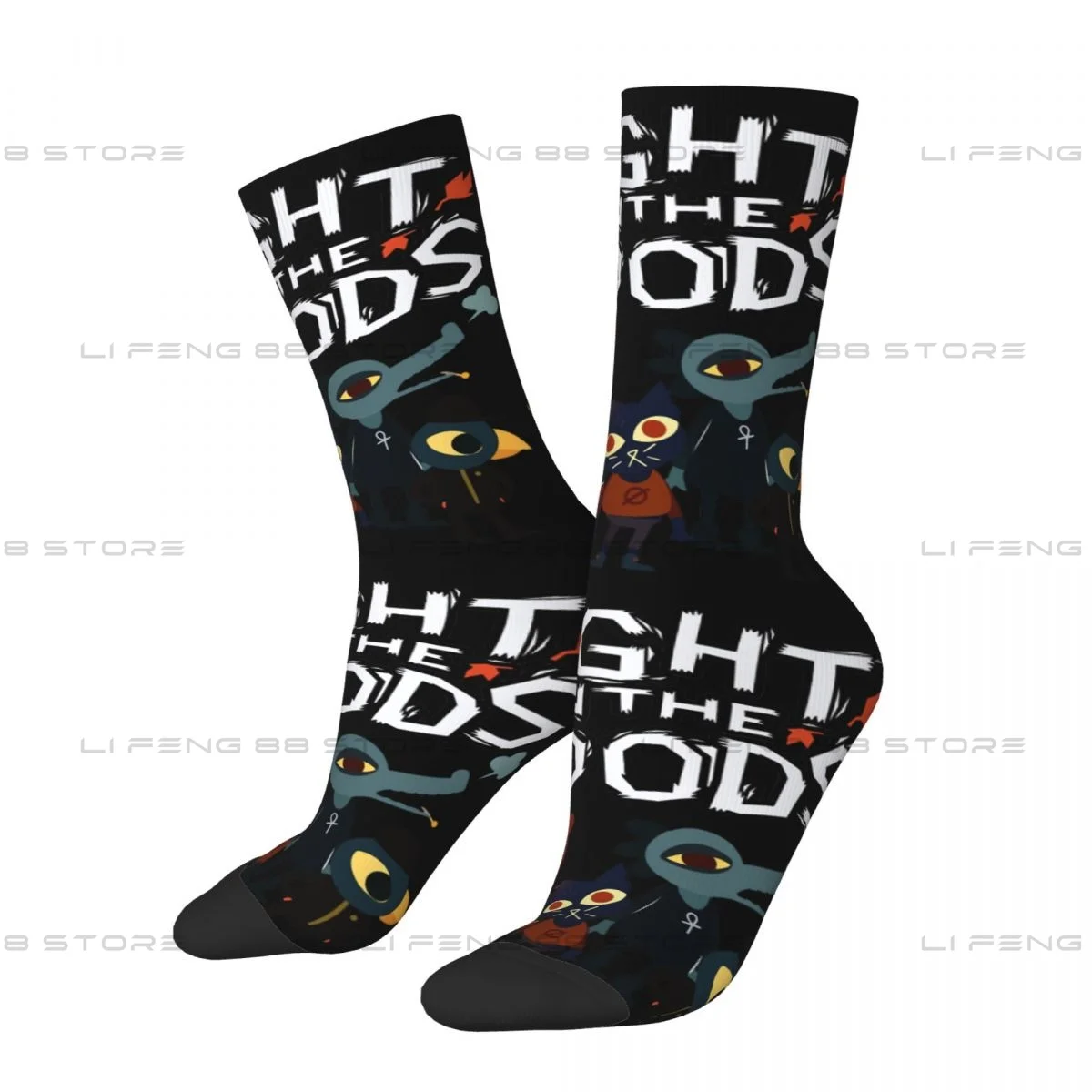 

Night In Woods Team Men Women Socks Cycling Novelty Spring Summer Autumn Winter Stockings Gift