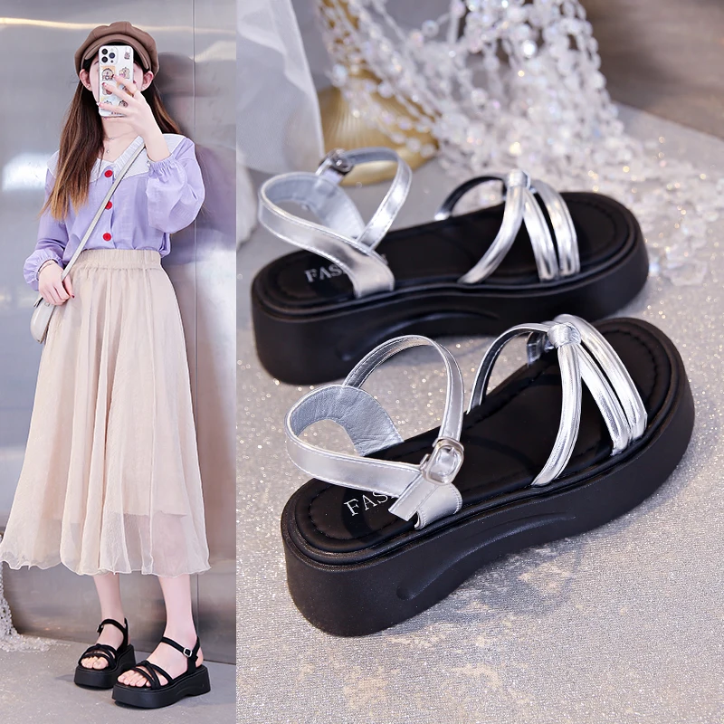 أحذية رياضية نسائية 6 منصة ، أحذية كاجوال صيفية جيدة التهوية ، مريحة ومخدة ومضادة للإنزلاق ، تصميم خفيف الوزن ، ملابس يومية