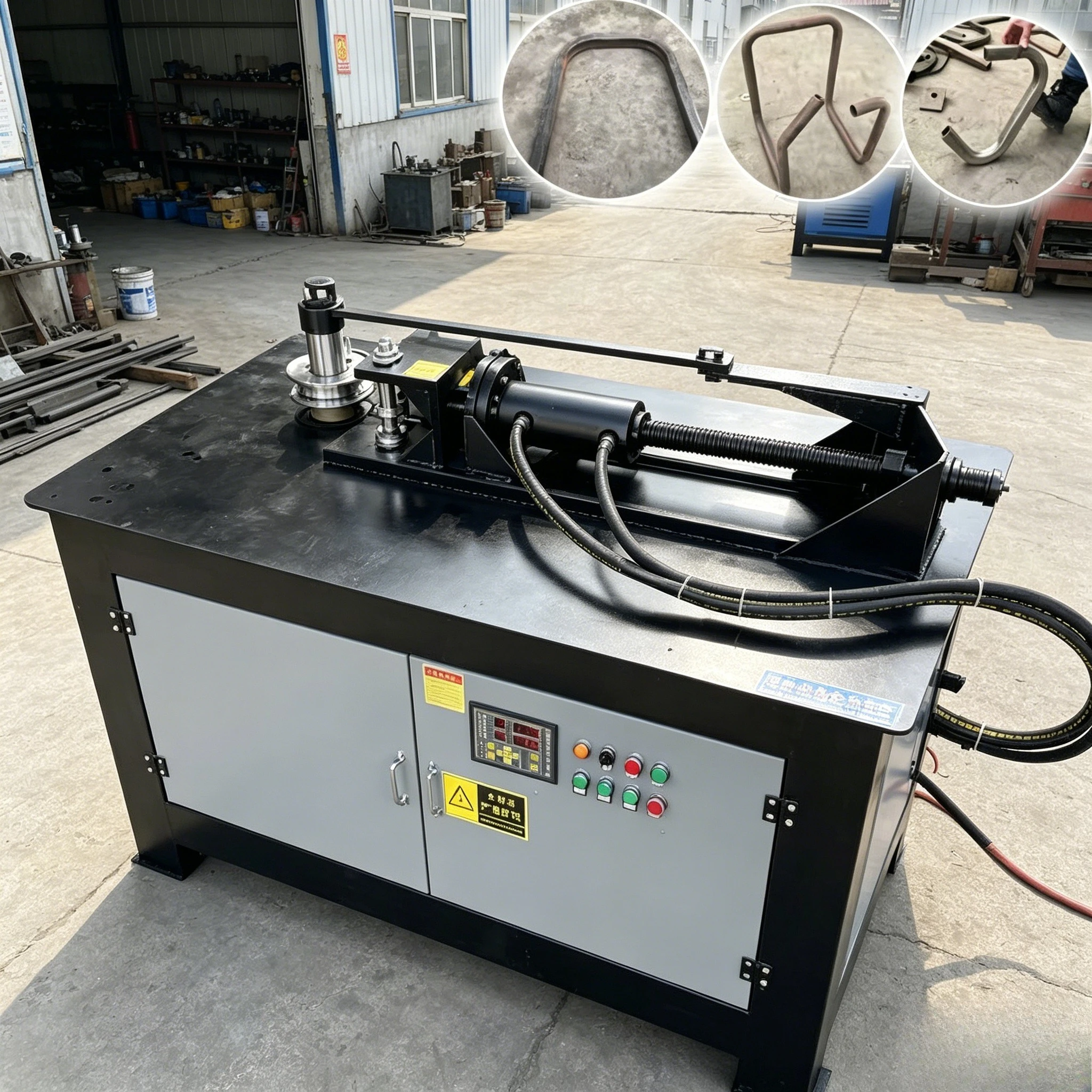 

38/51/60 Hydraulic Automatic CNC Square Steel Pipe and Tube Bending Machines Tube Bender Pipe Rolling Machine Customized