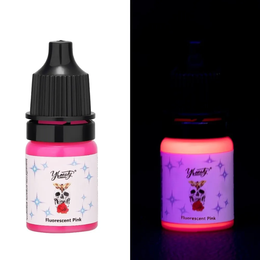 

New 5ml Tattoos Ink Body Art Multi-Color Ink Pigment Fluorescent Professional Paints Makeup