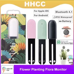 HHCC Smart Flower Monitor Flora  Garden Care Plant Grass Soil Water Fertility Tester Sensor Gardening Detector for Xiaomi Mijia