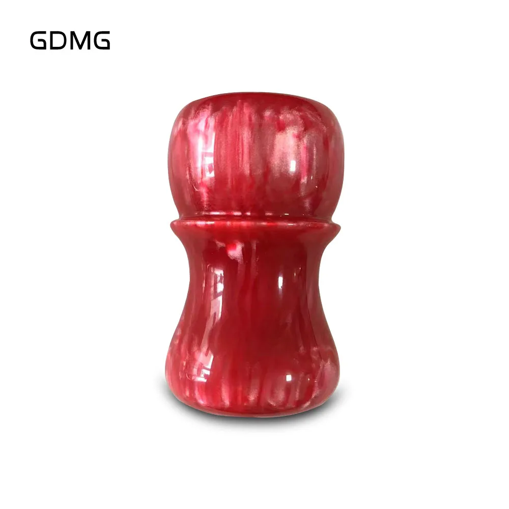 

GDMG Brush-Red Meteor Shaving Brush Handle Handmade Resin Handle Daily Essential Shaving Tools Beard Care