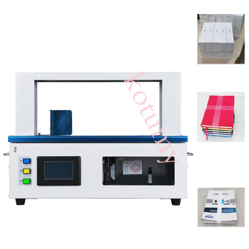 Automatic Opp Tape Strapping Machine Electric Paper Tape Binding Machine Plastic Tape Hot Melt Binder Packer