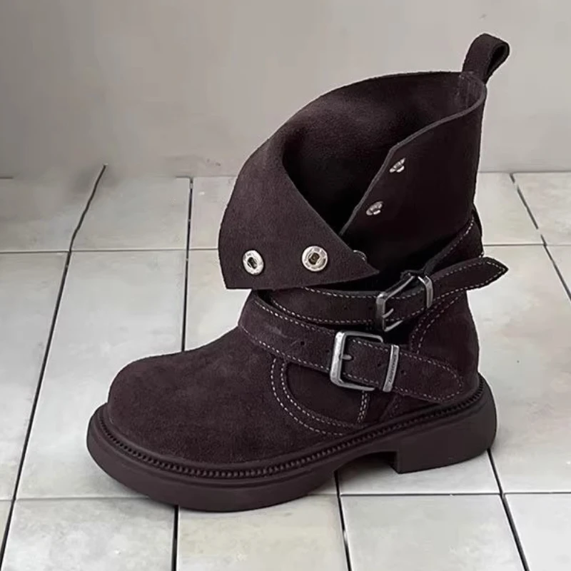 Krótkie buty dziecięce jesienne retro casualowe botki dla chłopców i dziewcząt z miękką podeszwą antypoślizgowe ciepłe buty codzienne dla dzieci