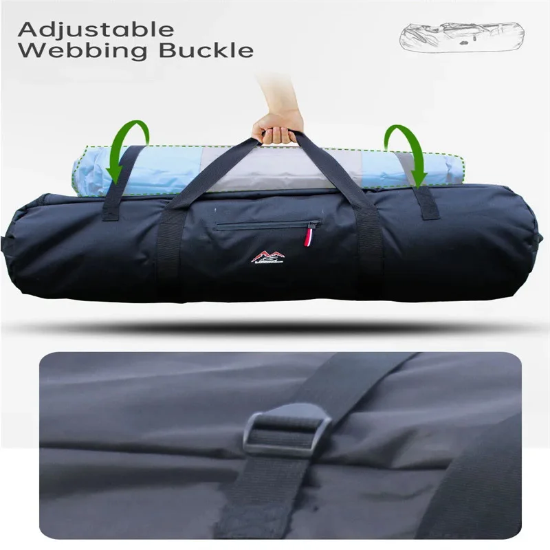 Outdoor Camping Travel Tent Storage Bag Foldable Duffel Organizer Tote Waterproof Oxford Cloth Hiking Picnic Handbag Accessories