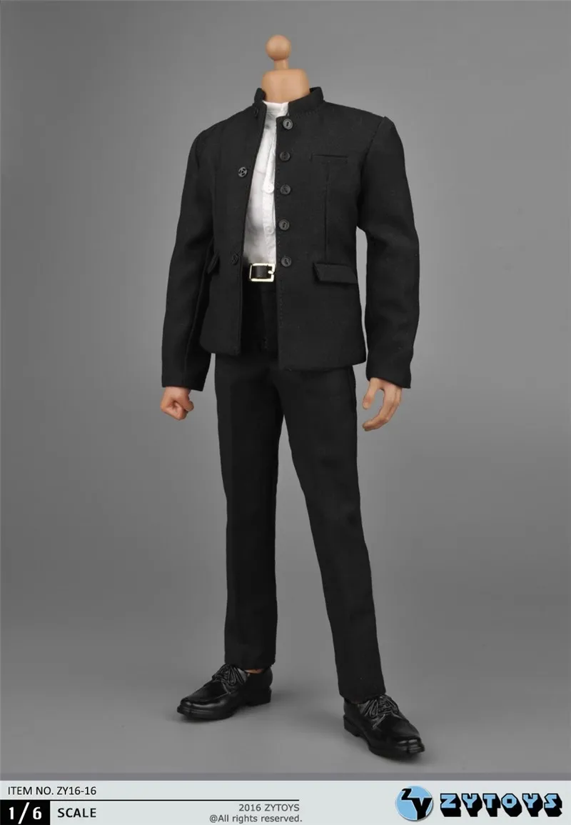 ZYTOYS 1/6 兵士 ZY16-16 中国チュニックスーツ服模型玩具アクセサリーフィット 12 ''アクションフィギュアボディ在庫