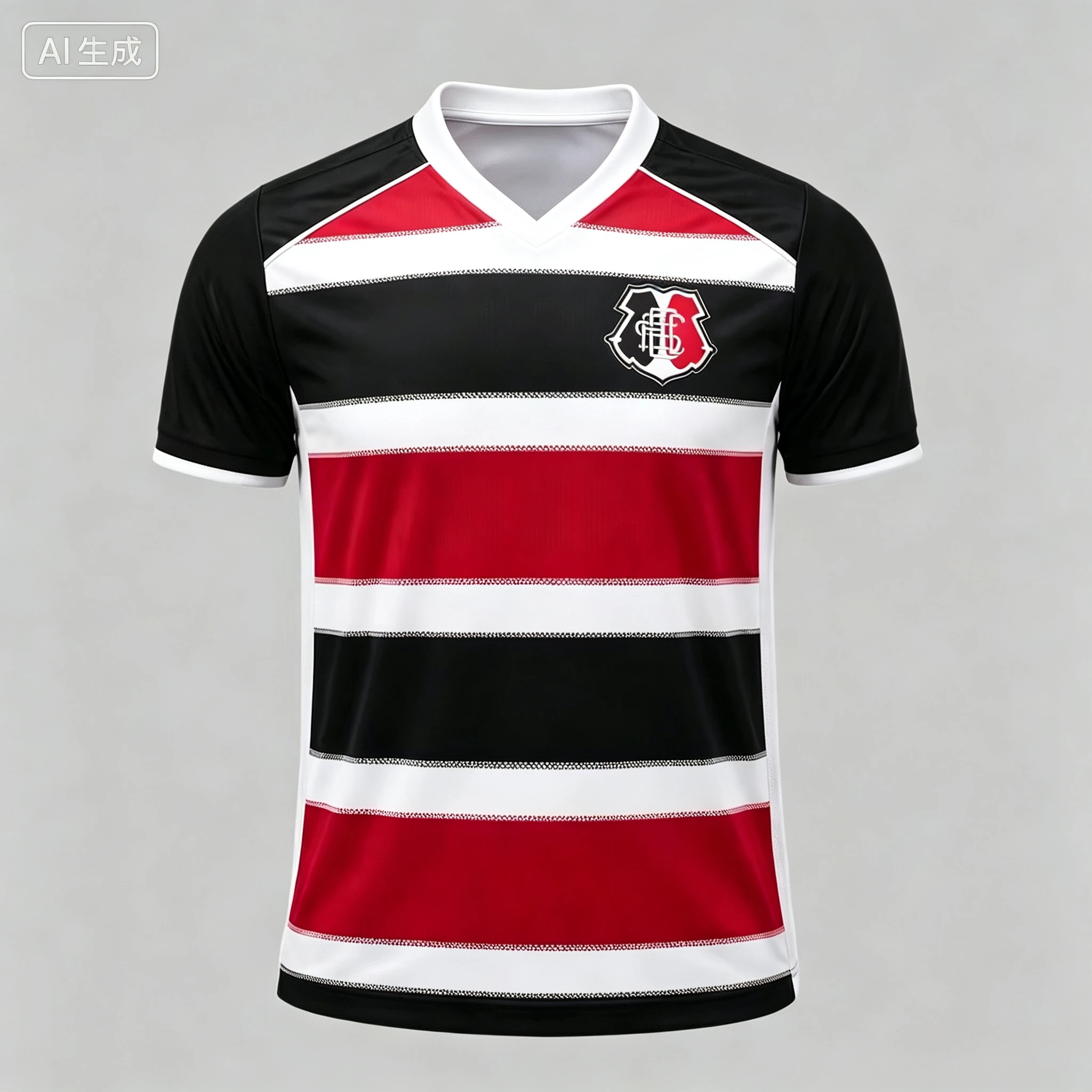 2026/27 Santa Cruz Unisex Polo Collar Football Jersey, Mesh Breathable 3D Print Shirt, Men Summer Sport Quick Drying Jersey