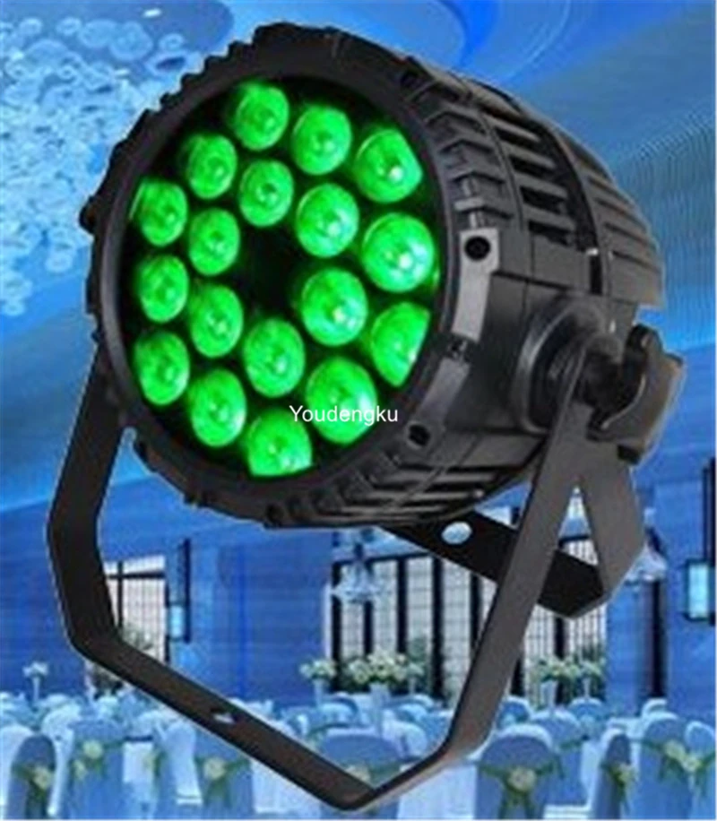 

2pcs 18*10W RGBW 4in1 led Par Light Professional Ip65 Outdoor Waterproof Led Par 64 Can Light