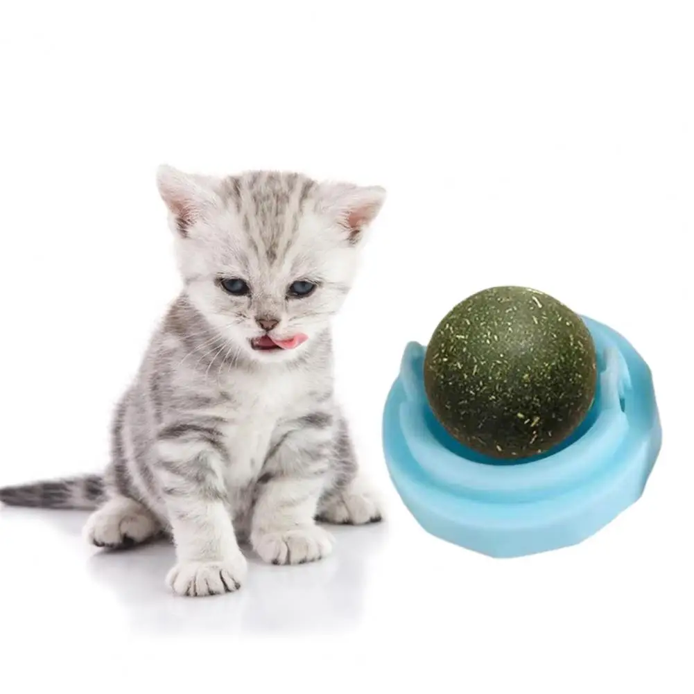 Cat Toy Reusable Natural Materials Teeth Grinding Kitten Chewing Catnip Ball Toys Cat Licking Toy Increase Appetite