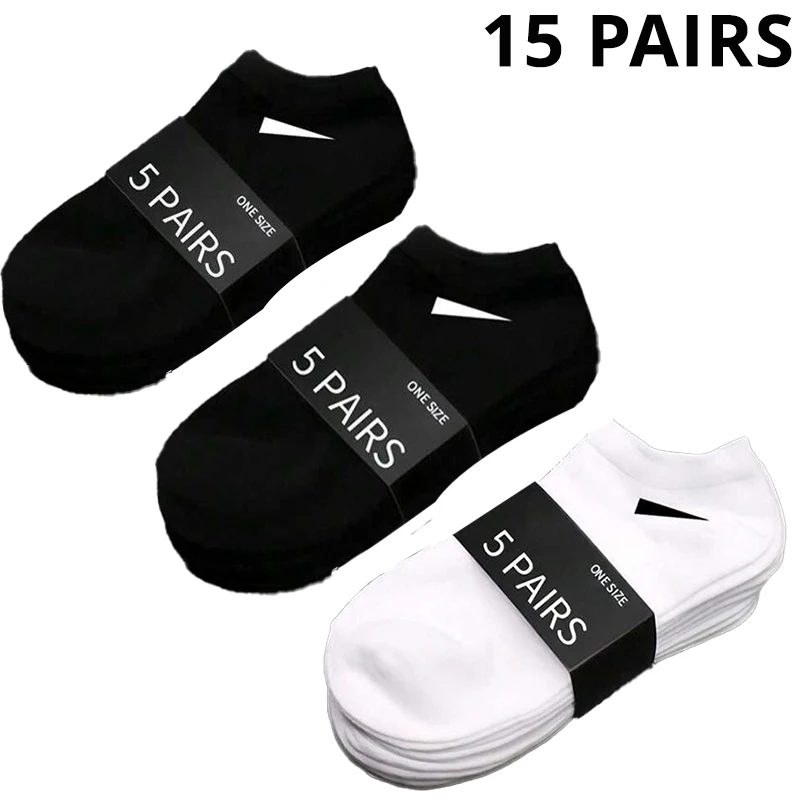5/10/20/30 paar unisex casual effen kleur bootsokken dun ademend comfortabel anti geur zweetabsorberende enkelsokken voor mannen vrouwen