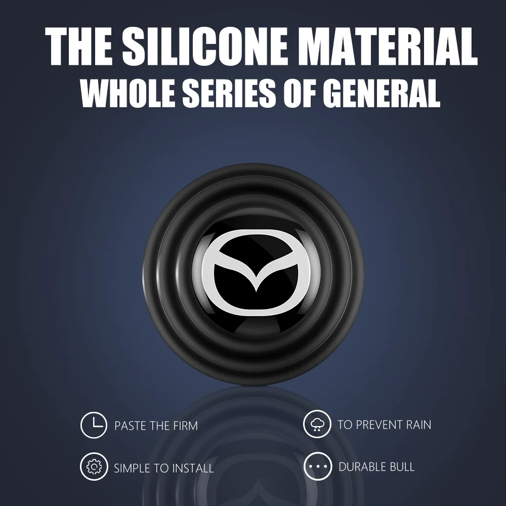 

Silicone Car Door Bumper Anti-Collision Mute Sticker For Mazda 2 3 6 CX5 CX30 CX3 MX5 Axela Speed Accessories