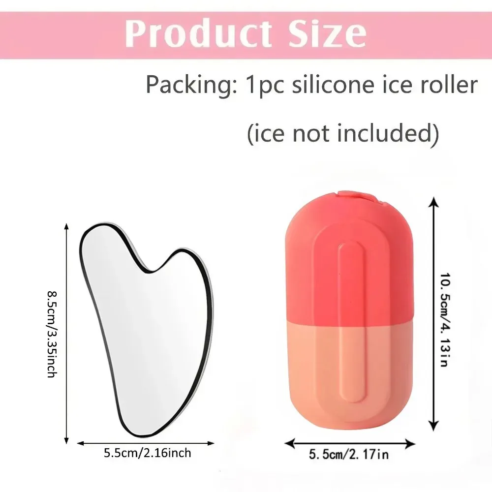 1/3個入り フェイスアイスローラーかっさプレートセット ステンレス製 フェイスマッサージャー リフトアップ フェイシャルマッサージローラー 美肌スキンケアツール