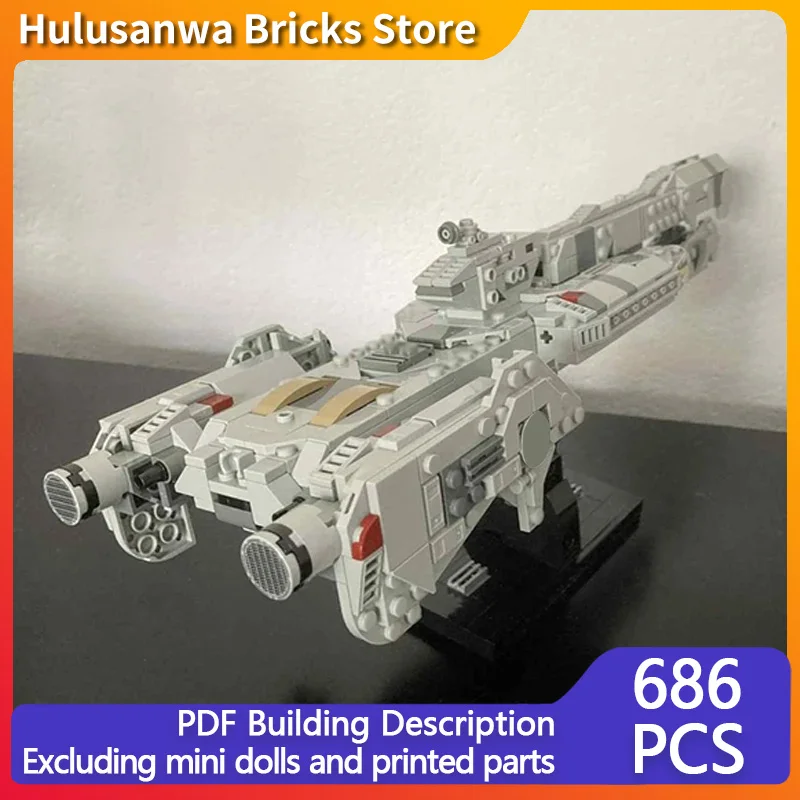 

Popular Movie Model MOC Building Bricks Space Combat Spaceship Modular Technology Assemble Children Toys Suit Gifts Holiday