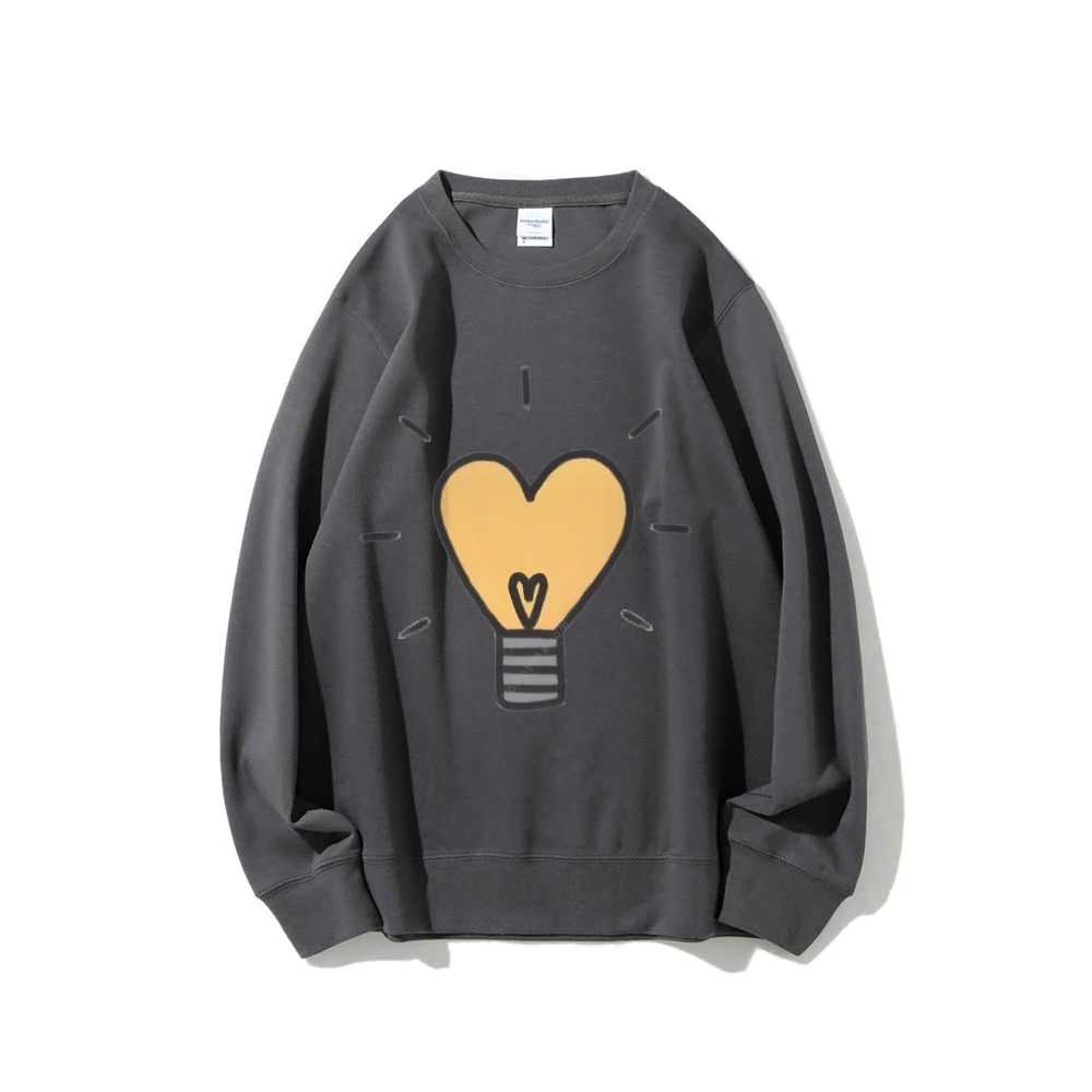 Bluza unisex z okrągłym dekoltem - neutralne odcienie, mieszanka bawełny i poliestru, luźny krój dla wszystkich kategorii fizycznych, idealna do codziennego noszenia lub podróży