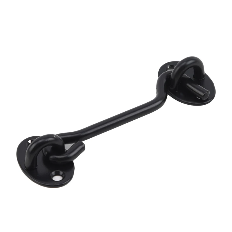 Solid Vintage Door And Window Hook Black Stainless Steel Cabinet Door And Window Buckle Household Simple Door And Window Hook