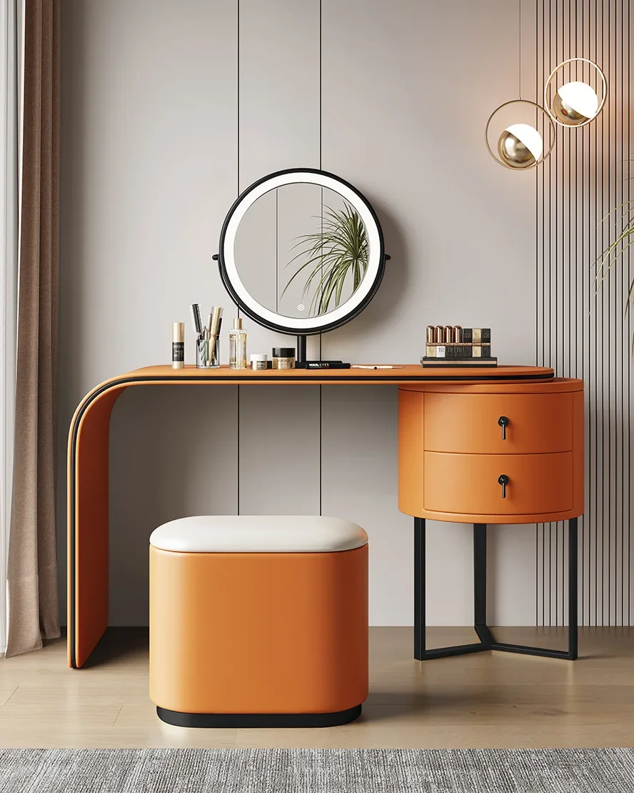 Nordic dresser, bedroom high-end small apartment dressing table, modern simplicity, Internet celebrity ins-style dressing table