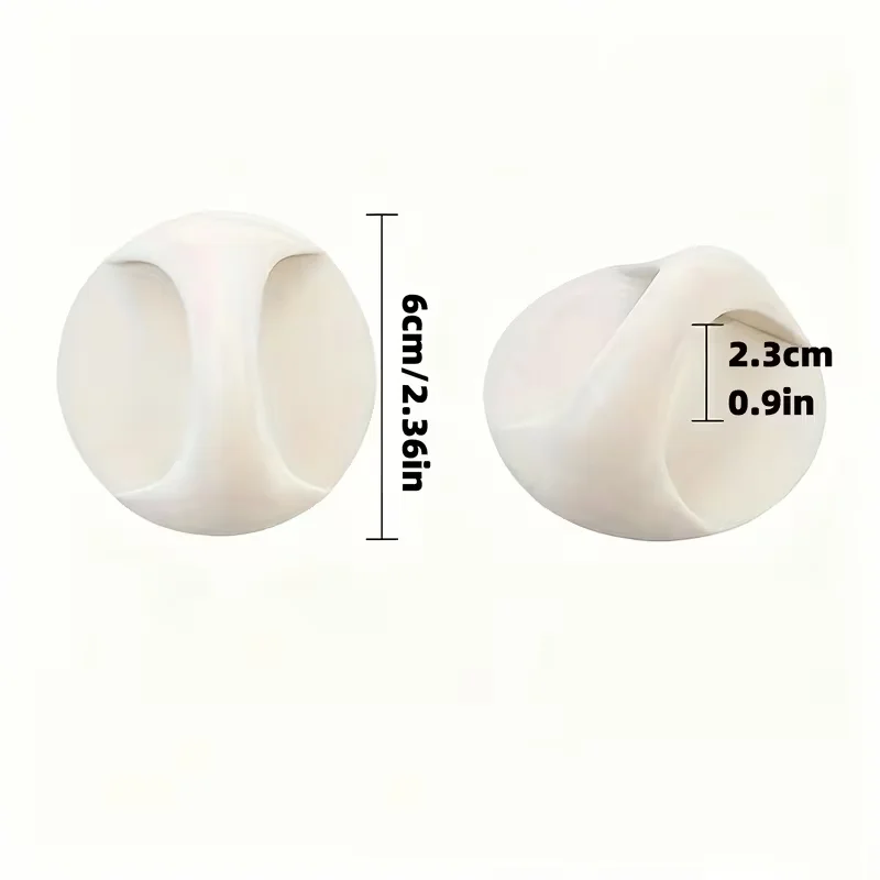4-Pack Multi-Purpose Self-Adhesive Handles No-Drill Cabinet Drawer Knobs for Easy Installation Home Improvement