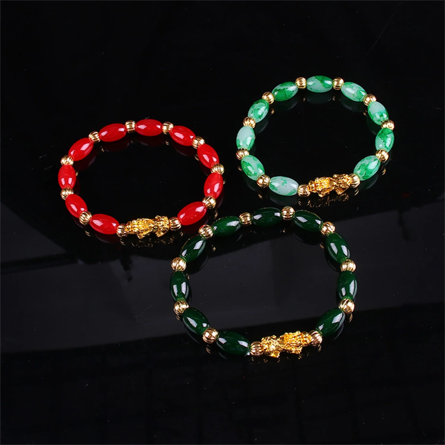 

Новый стильный нефритовый позолоченный браслет Pi Xiu для богатства, удачи, унисекс, ремешок на руку, прямая поставка, оптовая продажа, ювелирные аксессуары, подарок