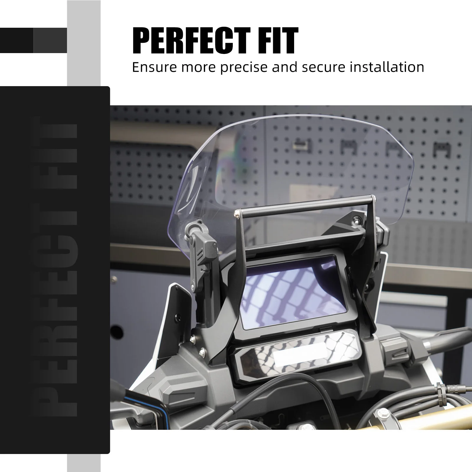 For 2020-2025 Honda CRF1100L Africa Twin GPS Navigator Holder AMPS Mount Brackets for Honda CRF1100 L Africa Twin Adv Sports - Image 6