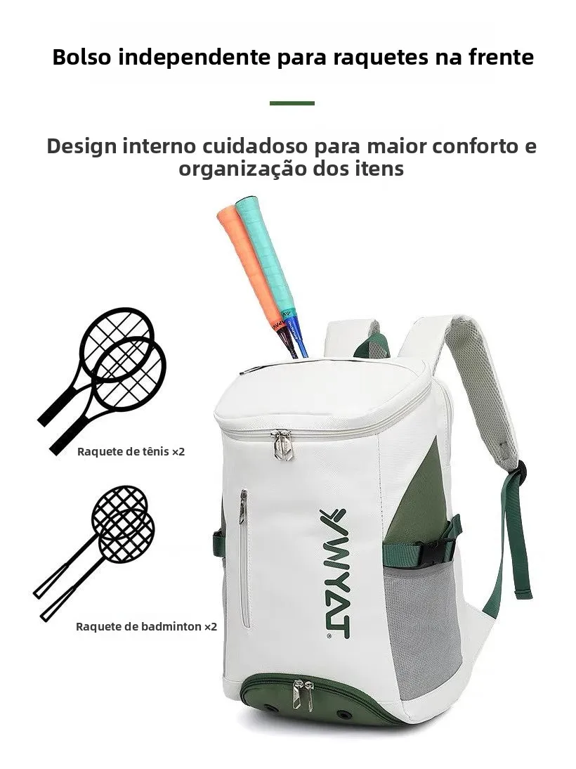 ywyat2025-new-badminton-bag-with-oe-carent-and-raet-holder-large-capaci-simple-dual-oulder-bag-sports-travel