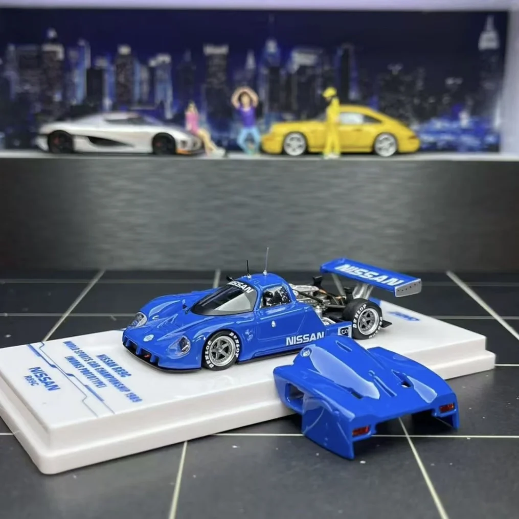 [Mr. Li] INNO 1:64 Nissan R89C NISSAN Blue Openable Alloy Car Model