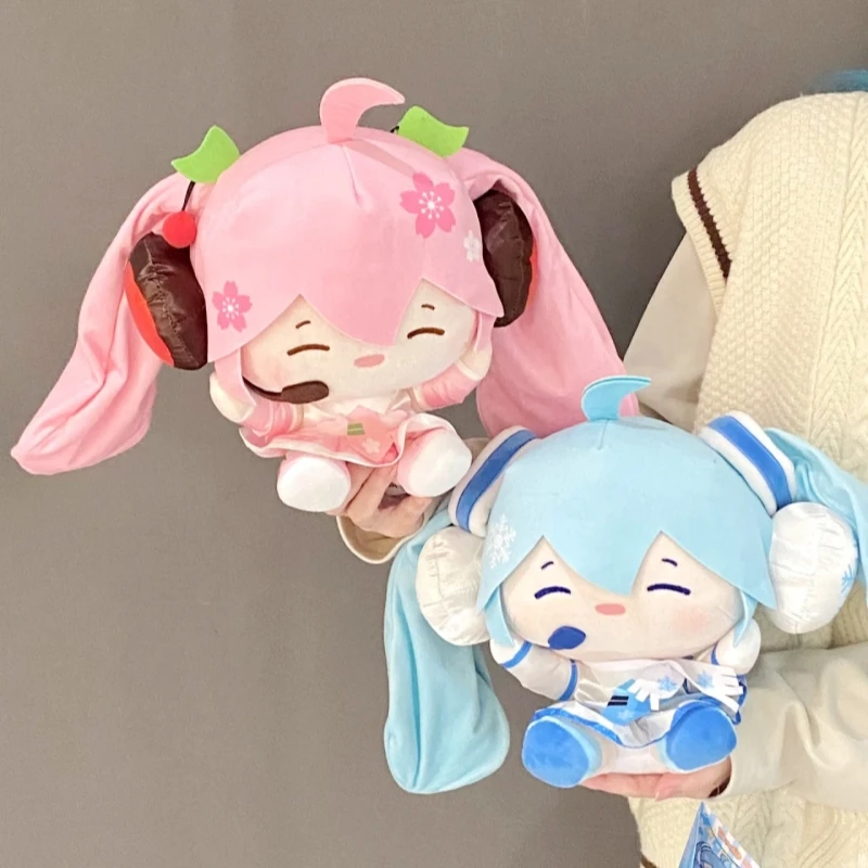 Muñeca de juguete Hatsune Miku Vocaloid, figura de Kagamine Rin Kagamine Len, Sakura Miku Tuan, almohada, regalos de cumpleaños, regalos de Navidad, 30cm, caliente