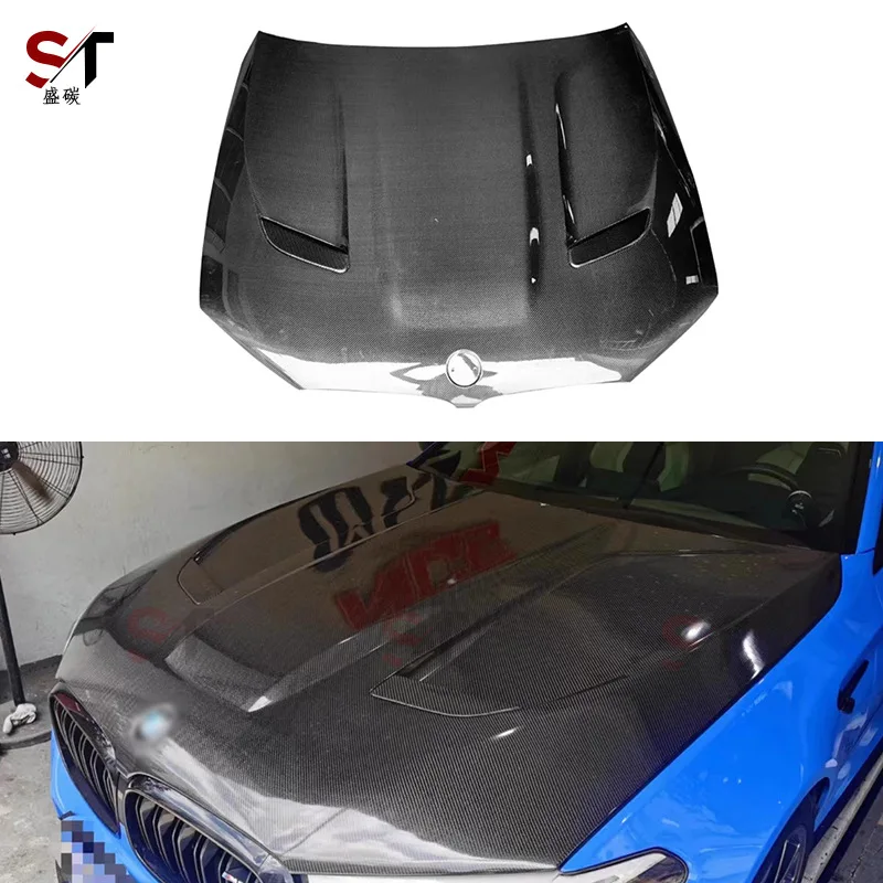 

Suitable for BM M5 F90 5 Series G30 G38 Carbon Fiber Hood Cover Modified Front Cover Car Surround