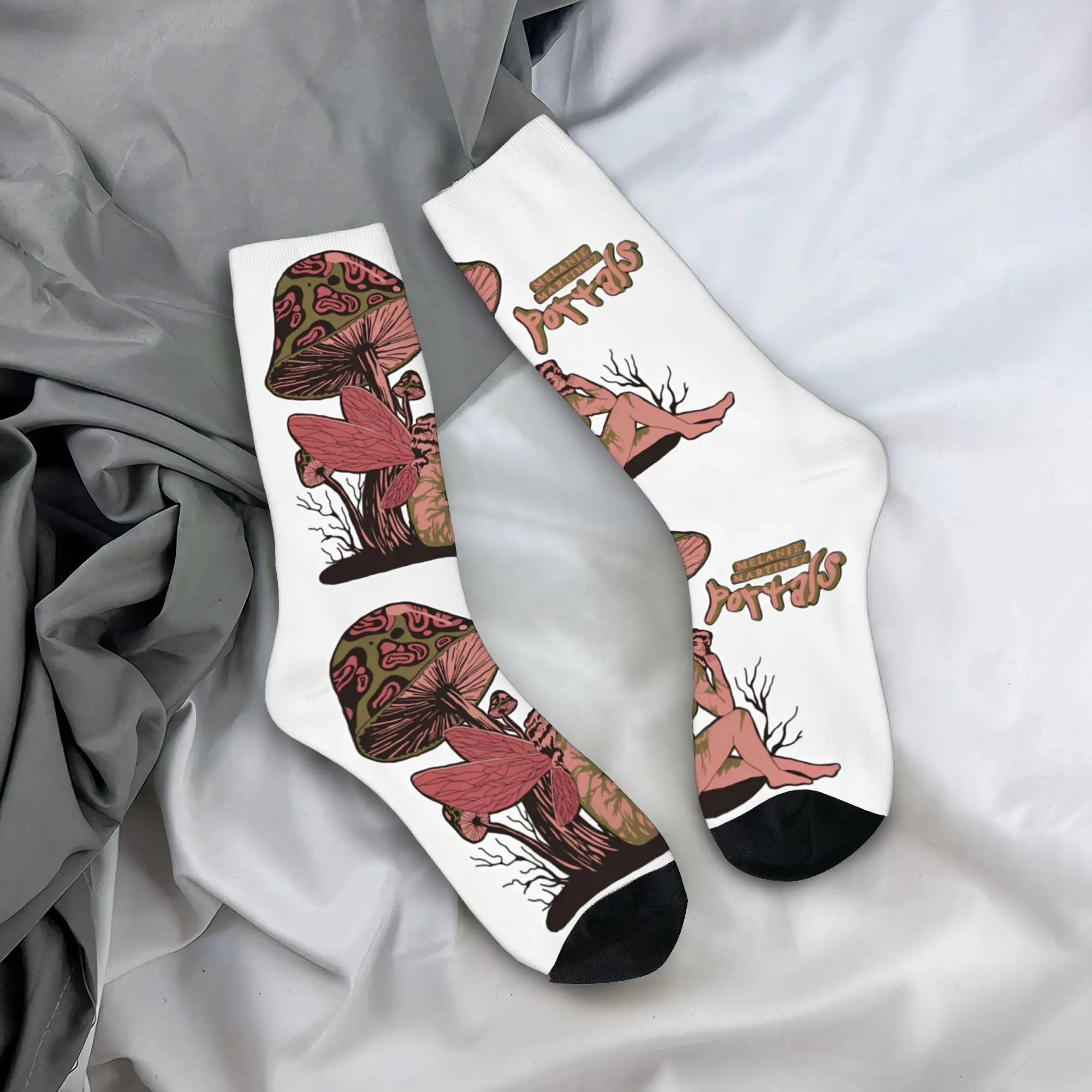 

Носки с узором Melanie Martinez, модные чулки унисекс, мужские дышащие носки для скейтборда, весенние дизайнерские противоскользящие носки