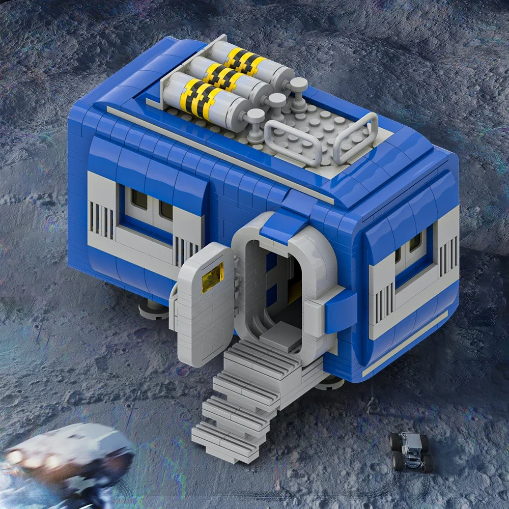 Gobricks MOC Classic Space Battle Modułowe klocki Model Space Modular Base v2 Architektura Klocki Montaż Zabawki Prezent dla dzieci