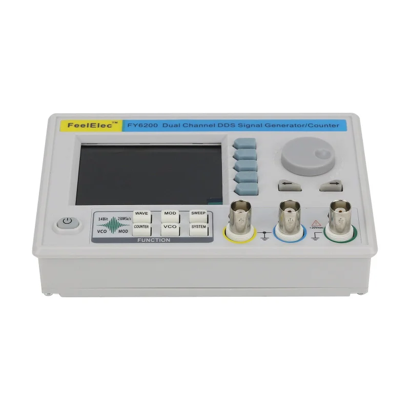 

Dual Channel DDS Function Signal Generator Frequency Counter with 3.2" LCD FY6200-60M 60MHz